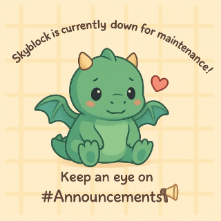 skyblock maintenance Discord sticker