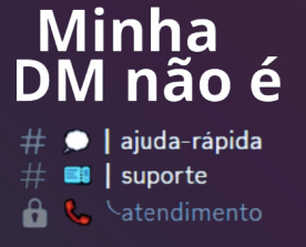 Minha DM não é suporte Discord sticker