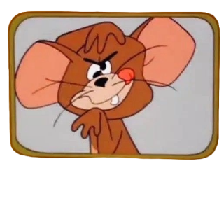 Jerry tongue Discord sticker