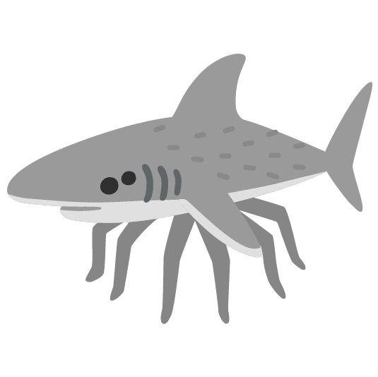 biblically accurate shark Discord sticker
