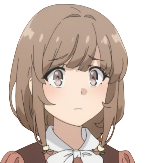 Kaede Worried Discord sticker