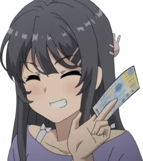 Mai Ticket Discord sticker