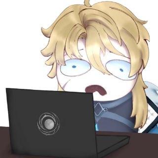 Varka Staring at Screen