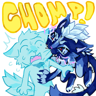 Lòuie Bite Discord sticker