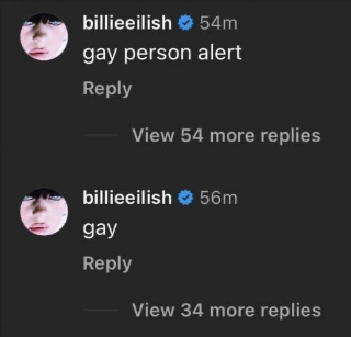 billie GAY Discord sticker
