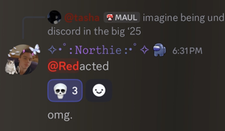 Red Discord sticker