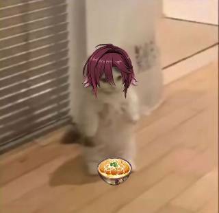 Heizou cat standing Discord sticker