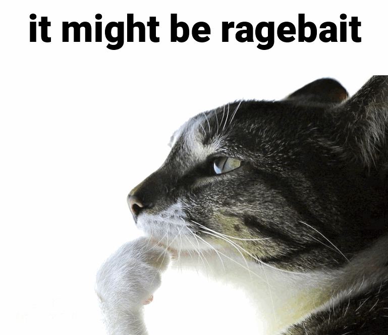 It might be Ragebait Discord sticker