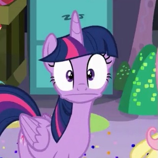 Twilight Sparkle Straight Face Discord sticker
