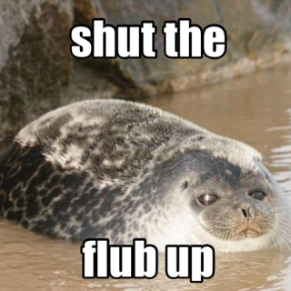 shut the flub up Discord sticker