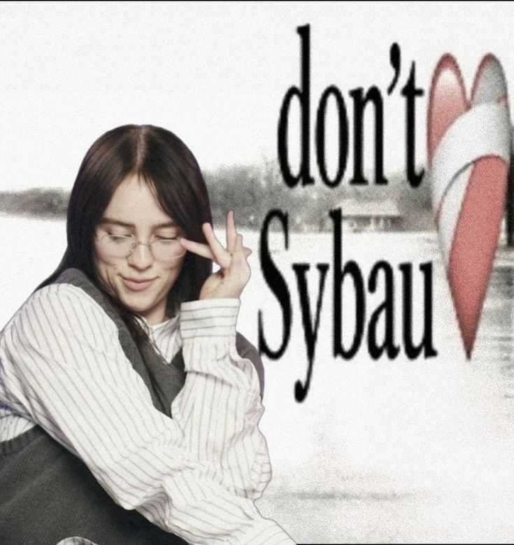 billie dont sybau Discord sticker