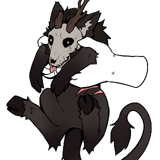 Hold The Wendigo /fluffy Discord sticker