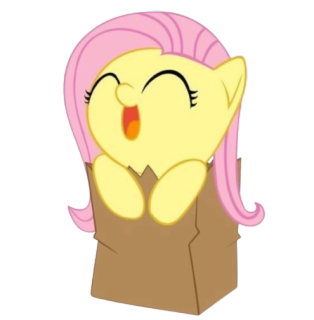 Fluttershy Bag Discord sticker
