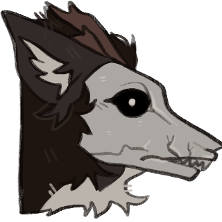 Wendigo Side-Eye /fluffy Discord sticker