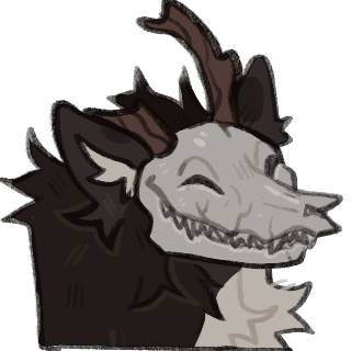 Wendigo Happy /fluffy Discord sticker