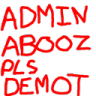admin abooz pls demot
