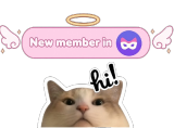 Welcome Discord sticker