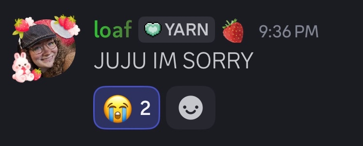 soorry cnt Discord sticker
