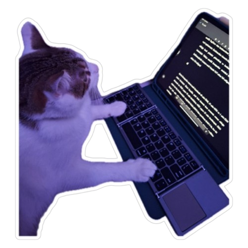 Leo Studying Discord sticker