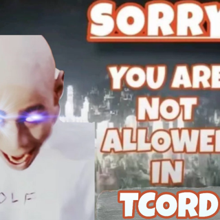 YouAreNotAllowedInTcordia Discord sticker
