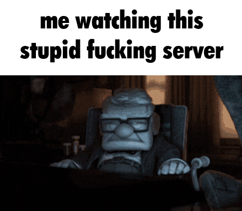 Stupid fucking server