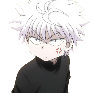 Killua angry