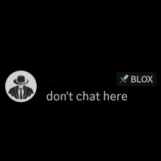 Don't chat here