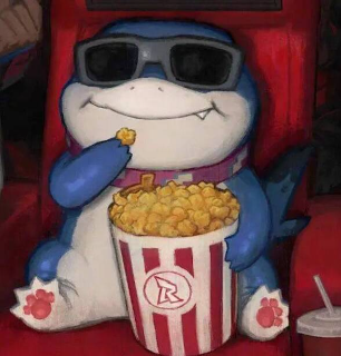 Jeff Eating  Popcorn