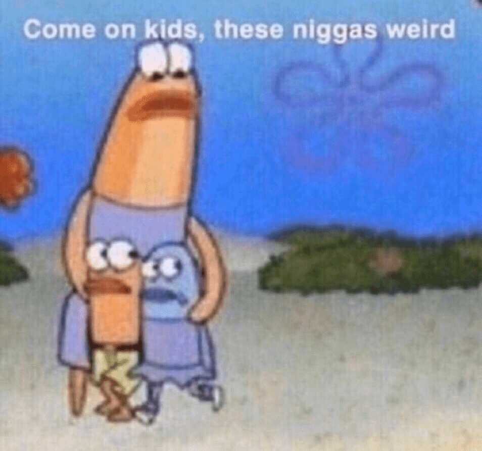 Nigga you weird gg/pot