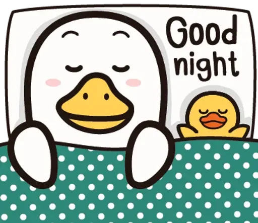 Good night duck