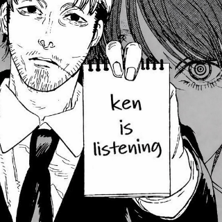 ken_listening Discord sticker