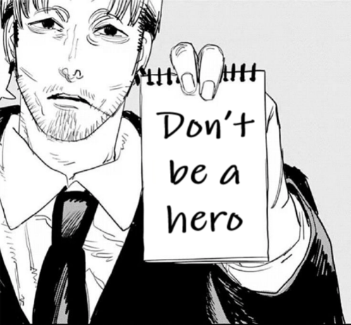 dontbeahero Discord sticker