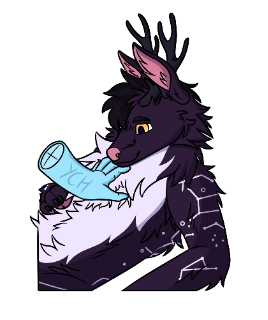 Kvasir Belly Rub Discord sticker