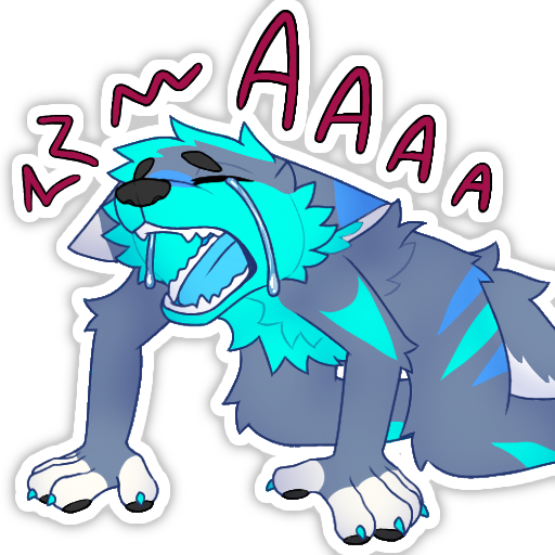 AAA Screaming Harou Discord sticker