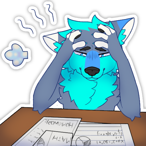 Math Is Hard Harou Discord sticker
