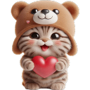 heart cat | .gg/cinnabun