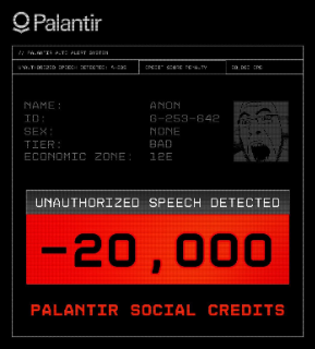 MINUS SOCIAL CREDIT Discord sticker