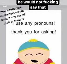 any pronouns
