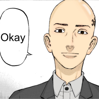 okay bald draken  Discord sticker