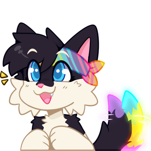 Milo Excited Tail Wag Discord sticker