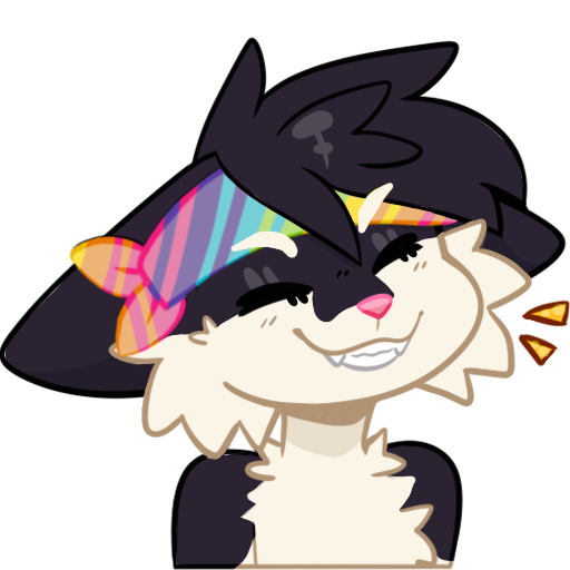 Milo Smile Grin Happy Discord sticker