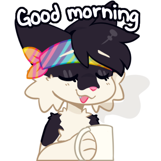 Milo Good Morning Coffee Discord sticker