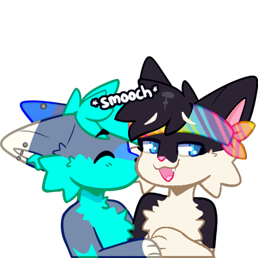 Milo Harou Smooch Kiss Discord sticker