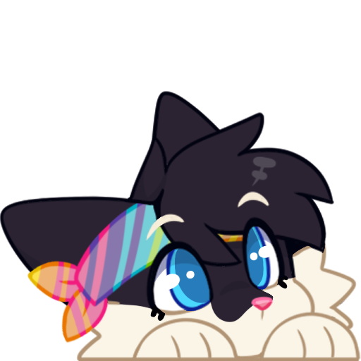 Milo Peeking Lurk Discord sticker