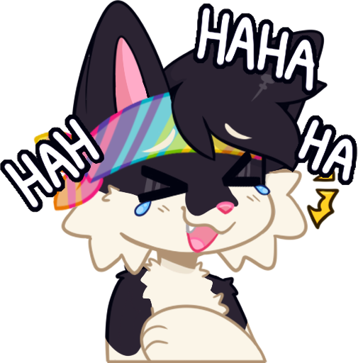 Milo Laugh Haha Discord sticker