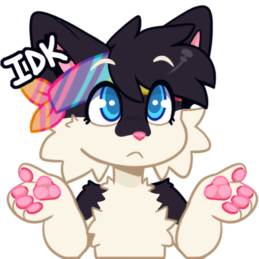 Milo IDK Shrug Discord sticker