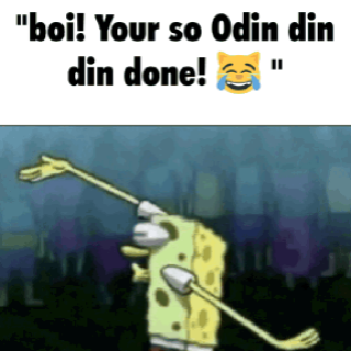 Odin din din 😂
