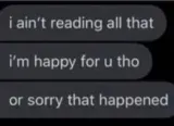 ain't reading allat Discord sticker