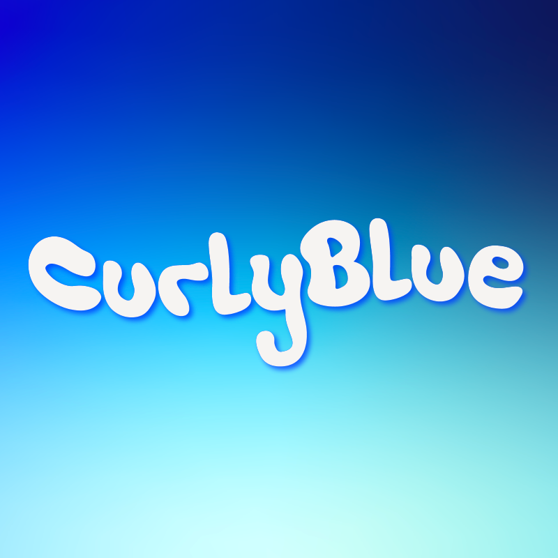 CurlyBlue Logo