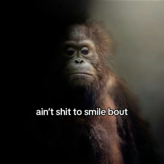 ain’t shit to smile about